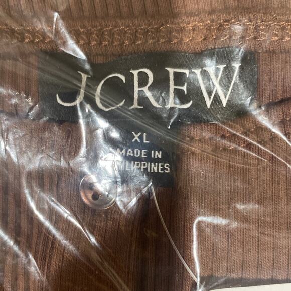 J. Crew Vintage Rib Scrunchie strap 
henley tank - Picture 9 of 10